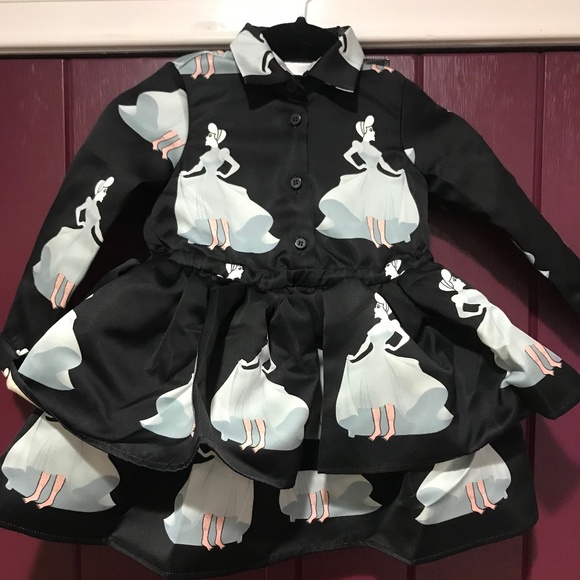 Caroline Bosmans Other - NWT Caroline Bosmans If & Perhaps Fairy Size 4 Button Down Ruffle Dress Blk